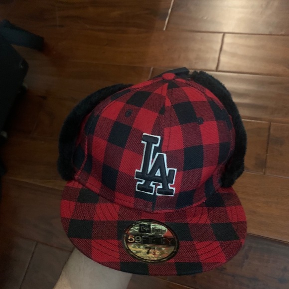 dodgers dog ear hat